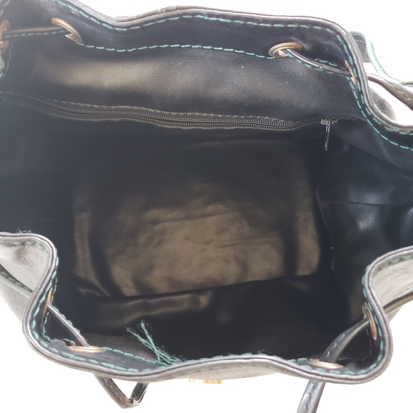 Vintage Principe Italian Leather Drawstring Bag - Picture 5 of 8